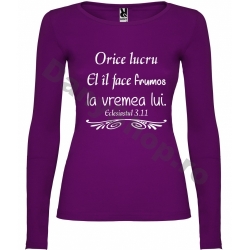 Bluza femei, Orice lucru El il face frumos