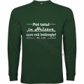 Bluza verde barbati, Pot totul in Hristos!